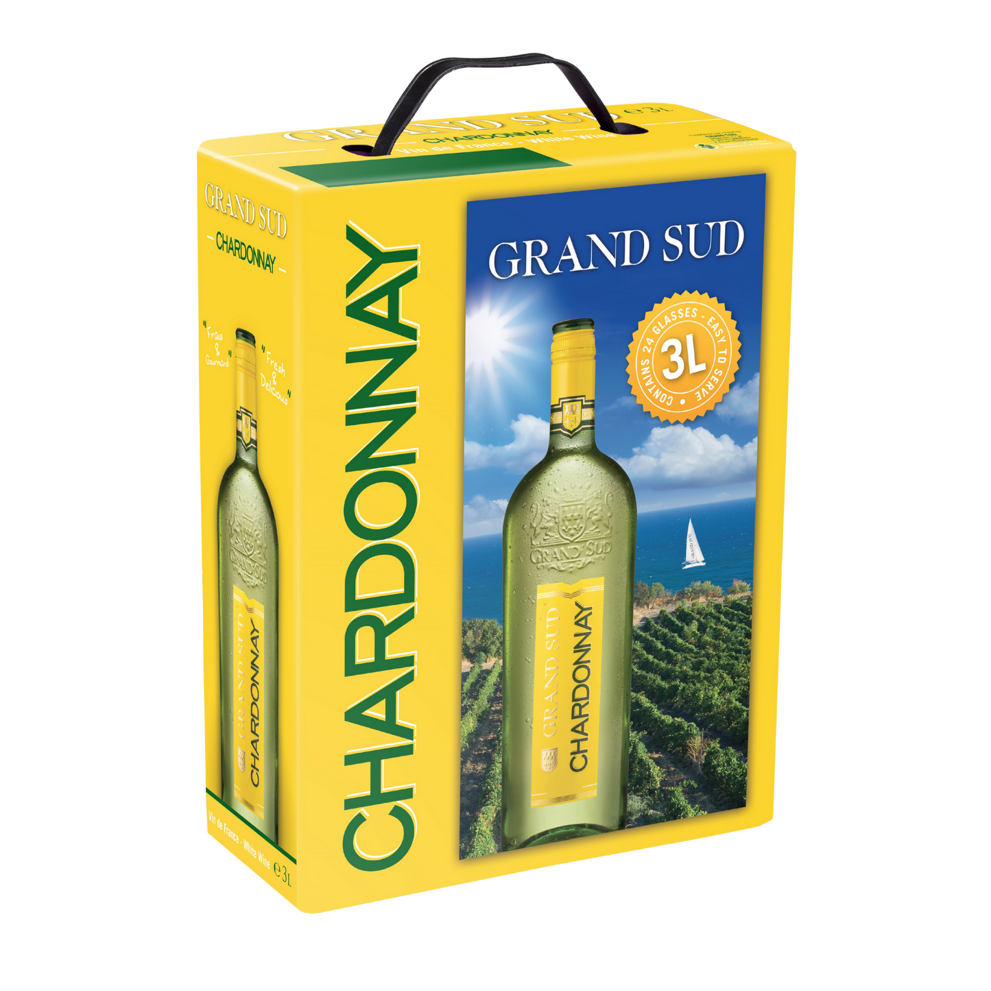 Grand Sud Blanc Chardonnay Cubi 3L