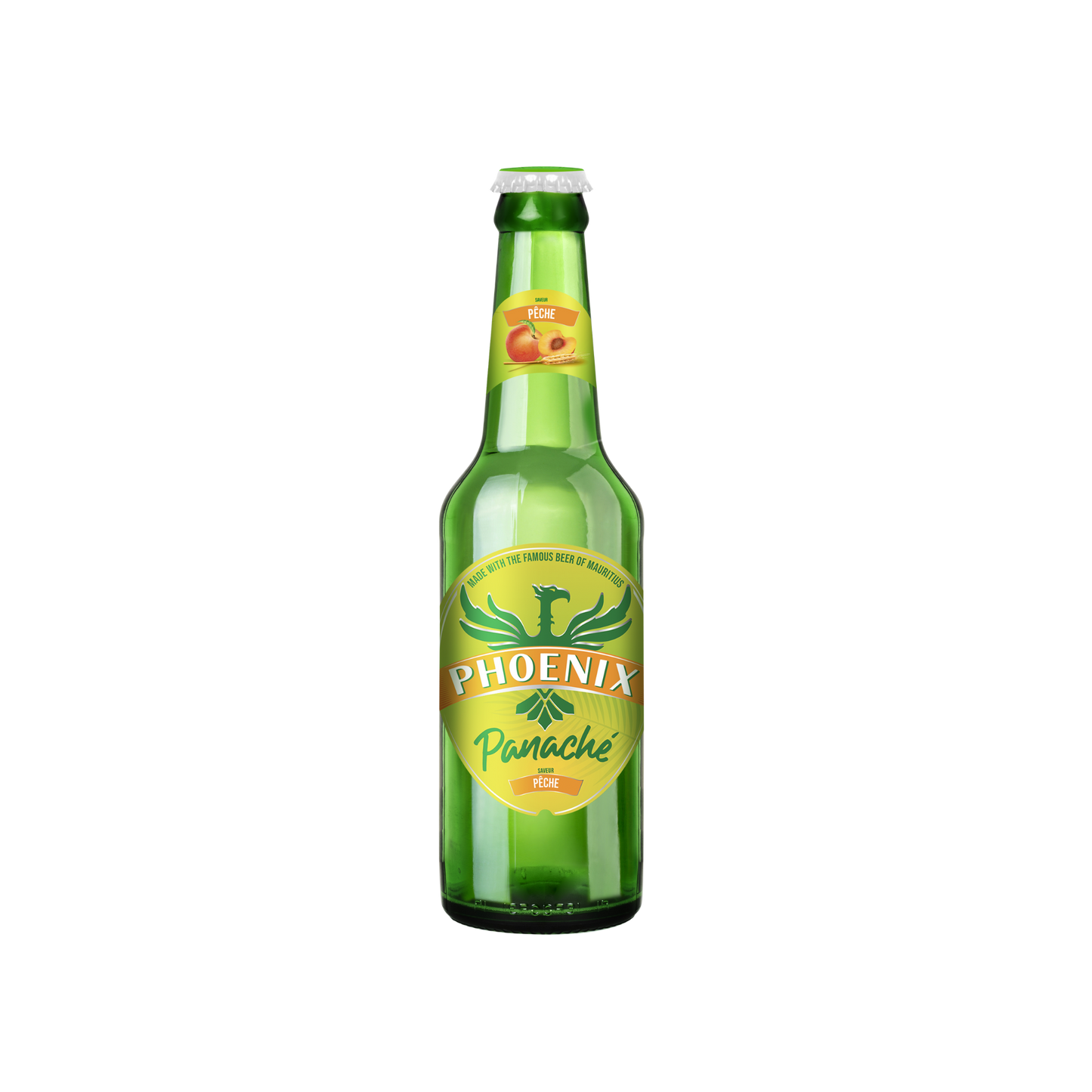 Panaché Pêche Bouteille Verre 33cl x 6